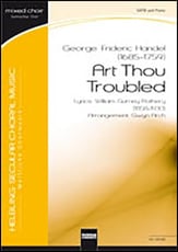Art Thou Troubled SATB choral sheet music cover